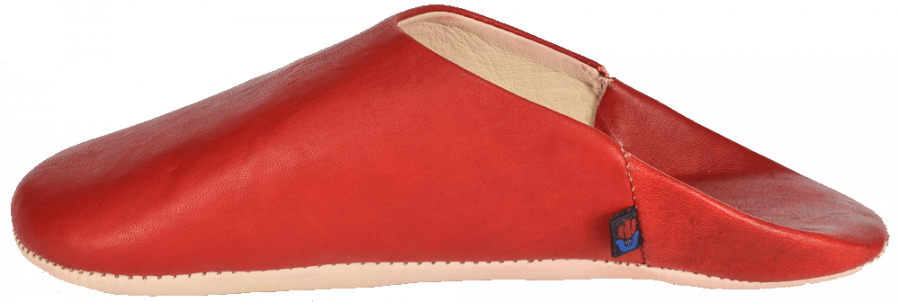 Nachhaltige Damen Hausschuhe Pantoffeln Babouche rot